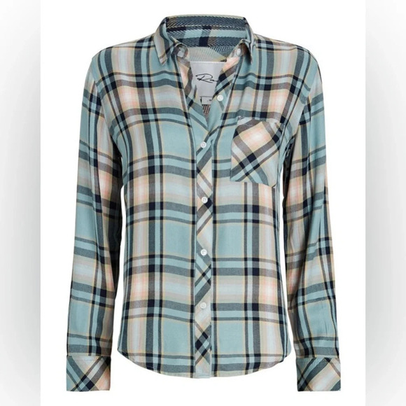 Rails Hunter Plaid Button-Down Shirt - Picture 1 of 12